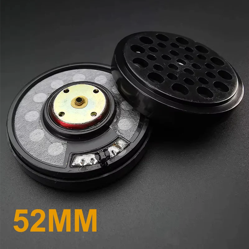 52mm Headphones Speaker Unit DIY Helmet Headphones DIY Warm Vocal 3 Way Balanced Cobalt Magnet Headphones 60 Ohm