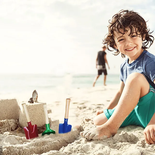 3Db Mini Kerti Szerszámok Kis Multifunkciós Lapátcsontos Ásó Fa Fogantyúval Háztartási Cserepes Növényi Növény Ripper - Image 2