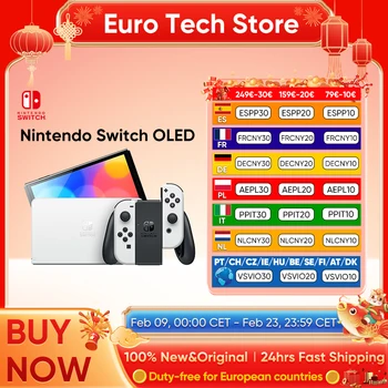 Nintendo Switch Modello OLED Schermo da 7 pollici Maniglia Joy‐Con Console audio regolabile migliorata Modalità TV stabile Videogioco