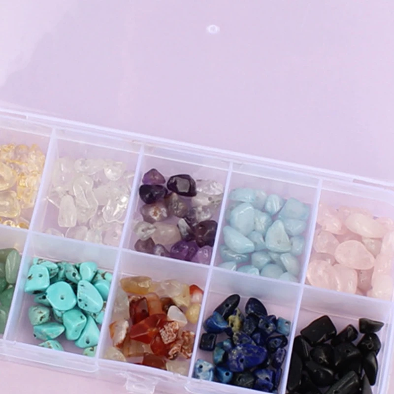Colorful Natural Stone Beads DIY Craft Necklace Bracelet Earring Making