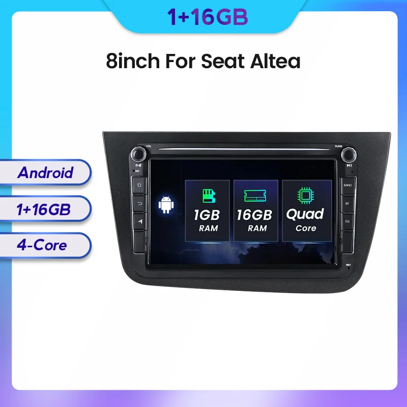 2 Din Car Multimedia Video Player For Seat Altea Xl 2004-2015 Toledo 2003-2009  Android Autoradio Monitor Tda 7388 Rds Fm - Car Multimedia Player -  AliExpress
