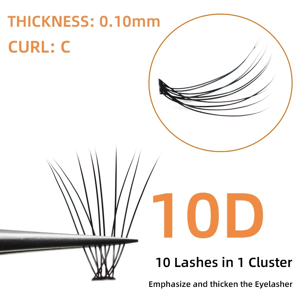 Anlinnet 10D Extensรฃo Natural Mink Preto Cรญlios Falsos Maquiagem Natural Cรญlios Grafted com Pestanas Falsas Pessoais