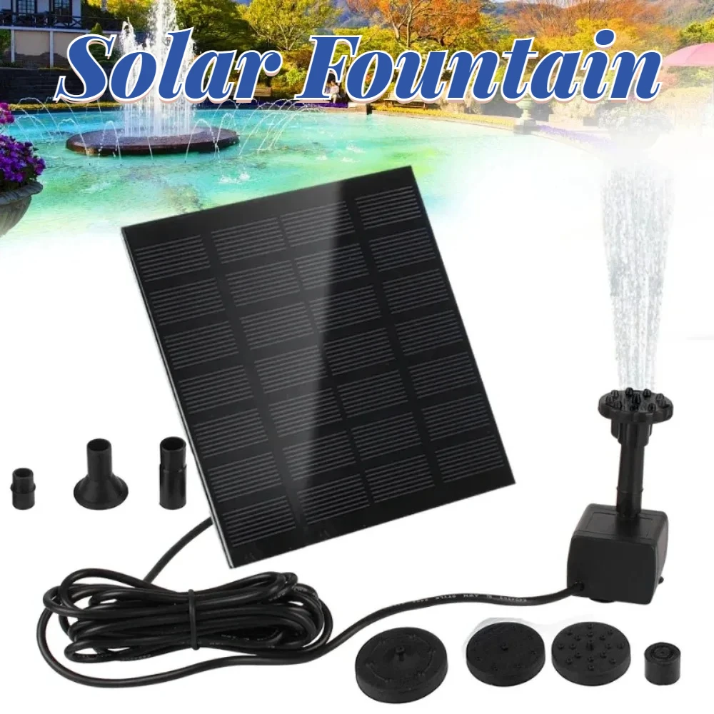 1.4W Split Design Solar Fountain Water Pump Suction Cup Design Stable solar fountain solar fountain pump water fountain garden pond fountain solar water pump