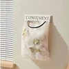 1/4pc Wall Hanging Storage Mesh Bags Kitchen Garbage Bag Shopping Bag Dispenser Sundries Bag Packaging Plastic Bag Organizer Bag 3