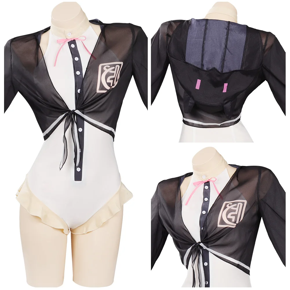 

Anime Danganronpa Nanami Chiaki Swimsuit Cosplay Costume Sexy Jumpsuit Swimwear Outfits Girls Halloween Carnival Disguise Suit