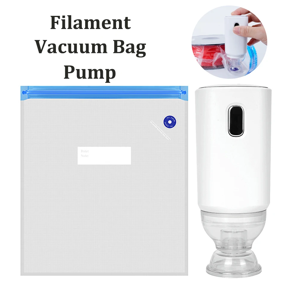 Filament Storage Vacuum Bag Kit Cleaning Humidity Resistant Sealed Bags For 3D Printer Filament Dryer ABS PLA Electric Air Pump