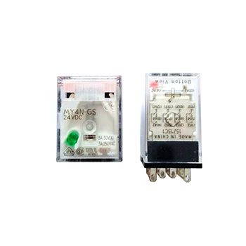 

1PCS MY4N-GS DC12V DC24V DC48V DC110V DC220V AC12V AC24V AC110V Relay Unit
