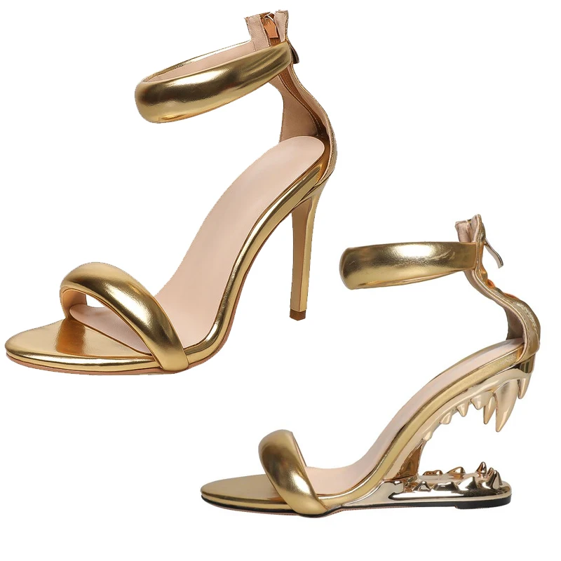 

QIWN 2023 New Summer Sandals a1 Thin High-Heel Simple Women Shoes