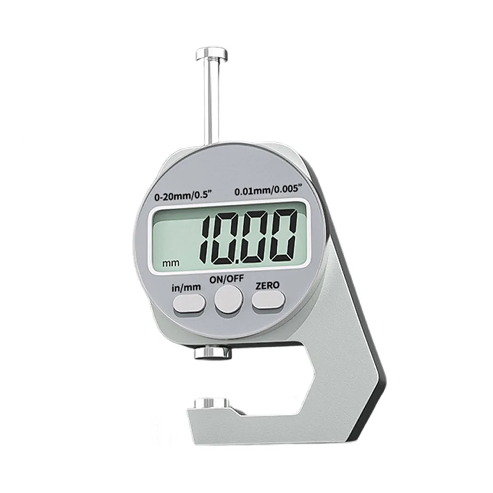 Description Picture 4 of item0-20mm Digital Display Thickness Gauge Electronic Thickness Meter Flat Head Pointed Elbow Width Measuring Instruments