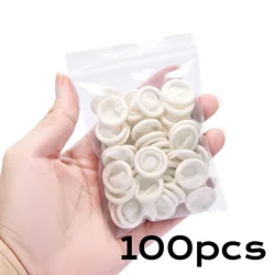 Rubber Finger Protector Covers - Wear - Resistant, Highly Elastic, Anti - Slip Latex Finger Cots for Electronics and Medical Protection (100 pcs)
