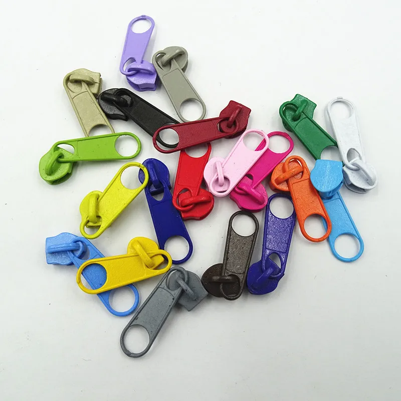 50Pcs Nylon Zipper Puller Slider for Sofa Mattress Tent Luggage zipper pullers zipper sliders zipper heads zipper accessories