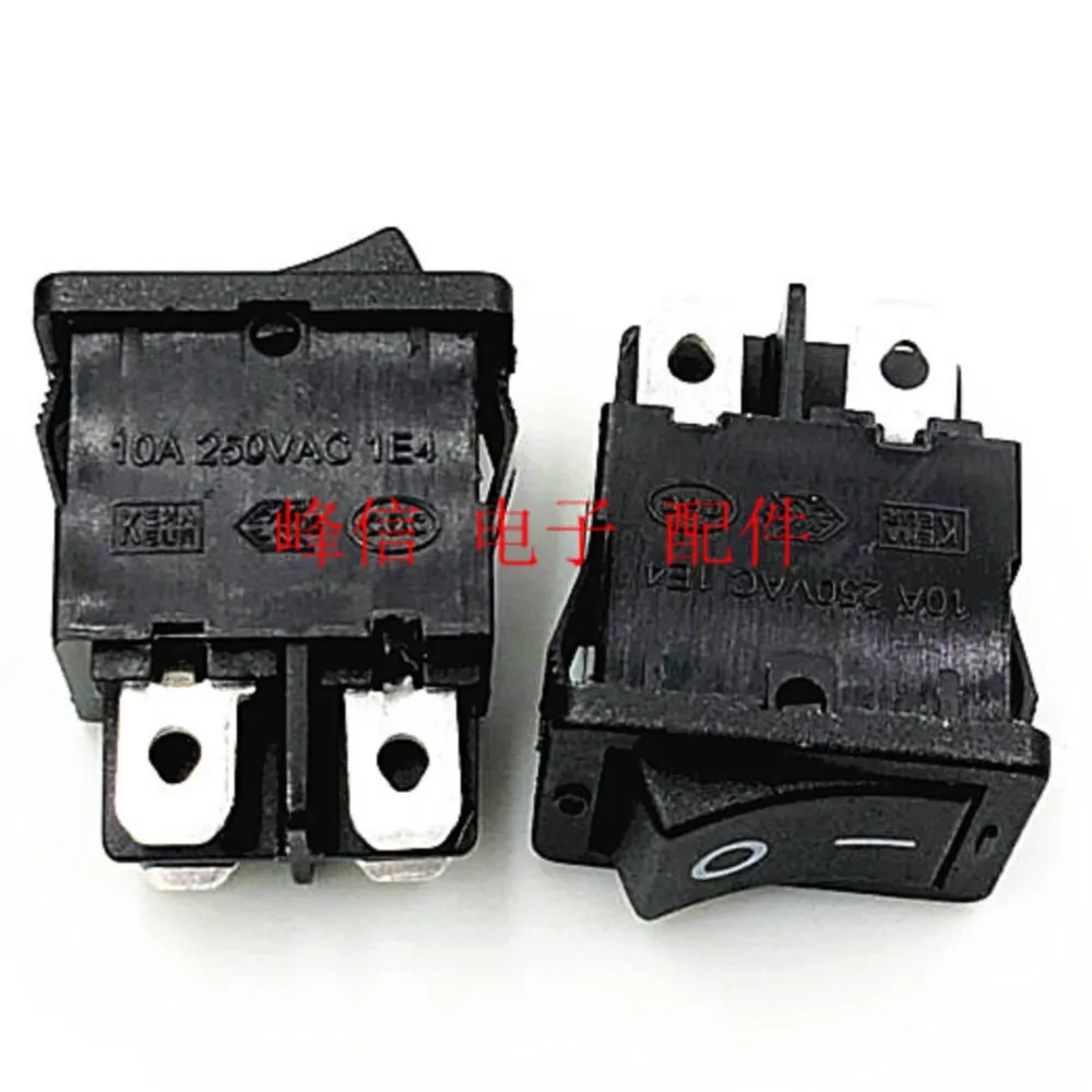 2Pcs Taiwan Quality Boat-shaped Switch Boat-shaped 2-speed 4-foot Switch 12A High-current Power Rocker 10A 250V
