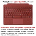 Backlit-Poppy Red