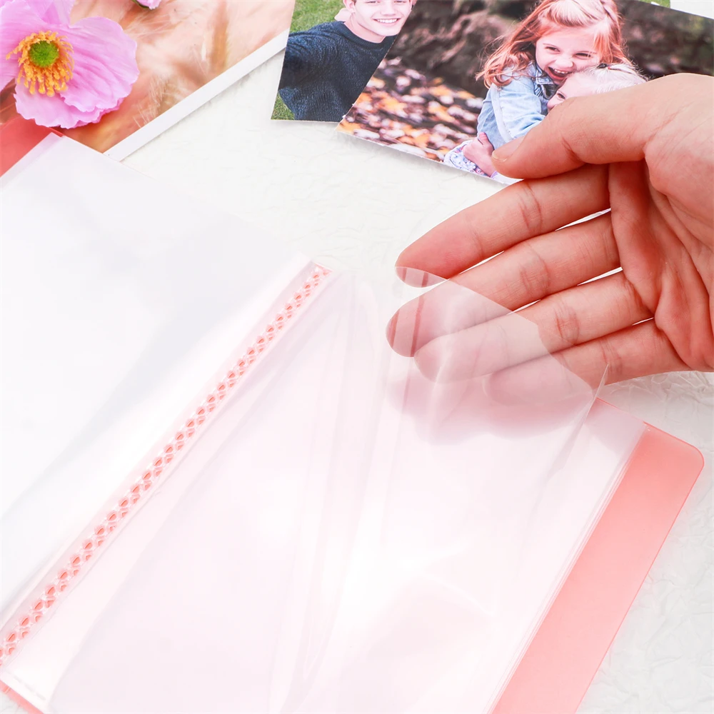 A6 Size Sticker Photo Storage Album Clear Storage Book Organizer Folder 40 pages for Stamp Cutting Dies Postcard