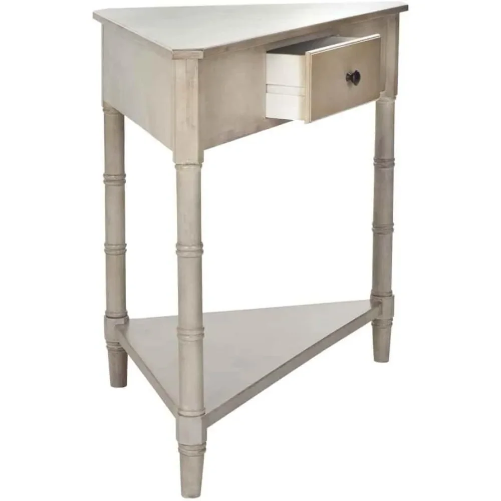 

American Homes Collection Gomez Vintage Grey Corner Table