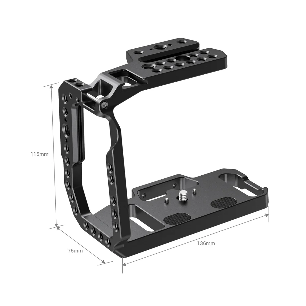 Smallrig Bmpcc 4K / Bmpcc 6K Gabbia Per Fotocamera Mezza Gabbia Per Blackmagic Design Pocket Cinema Camera 4K / 6K Caratteristica W/ Nato Rail 2254