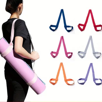 Cotton Yoga Mat Back Strap Sports and Fitness Yoga Mat Binding Multi-functional Binding Strap Available in Multiple Colors
