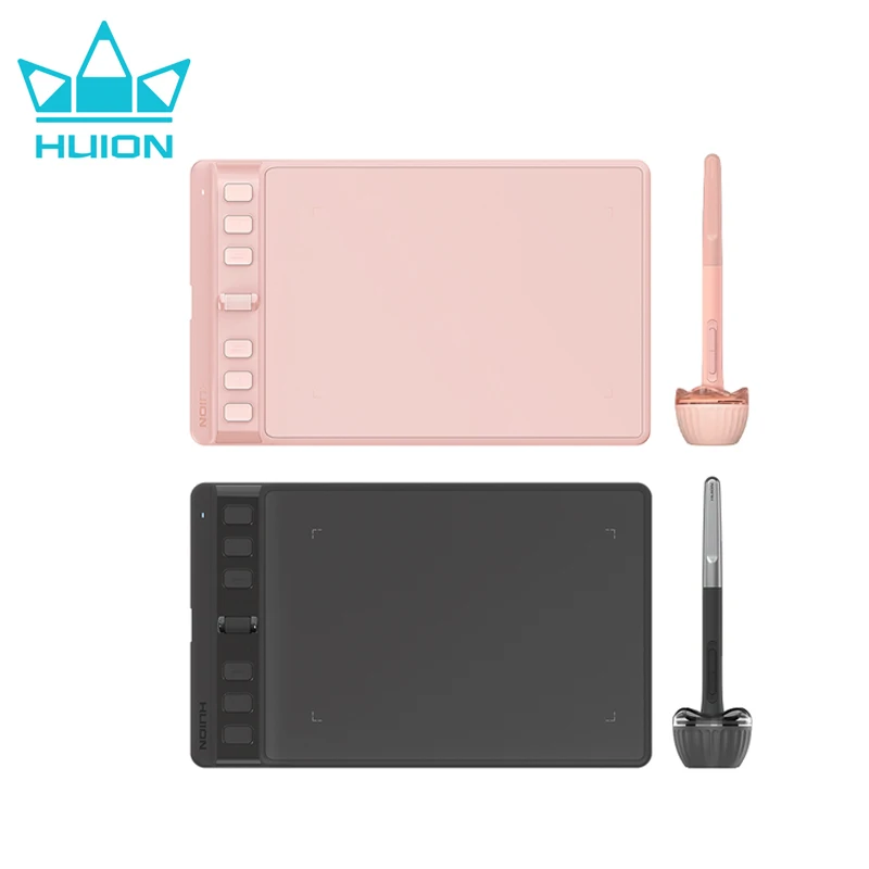 Mesa Digitalizadora Huion Inspiroy s Gráficos Comprimidos H641p Nova Caneta Tablet 6.3×3.9 Polegada Pentech 3.0 Bateria-livre Stylus Scroller Mais Teclas de Imprensa
