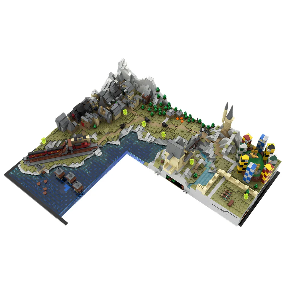 Gorbricks MOC-203377 Castle Grounds and Village Expansion (76419