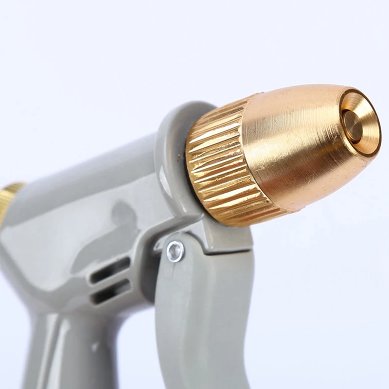 

Portable High Pressure Water Nozzle Adjustable Metal Nozzle Washing Car Washer Garden Watering Hose Nozzle