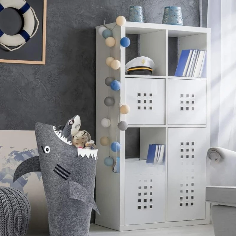 Shark Hamper, Unique Design, Large Durable, Ideal Storage, Laundry Hamper and Organizer help tidy up, for Clothes, Bedroom
