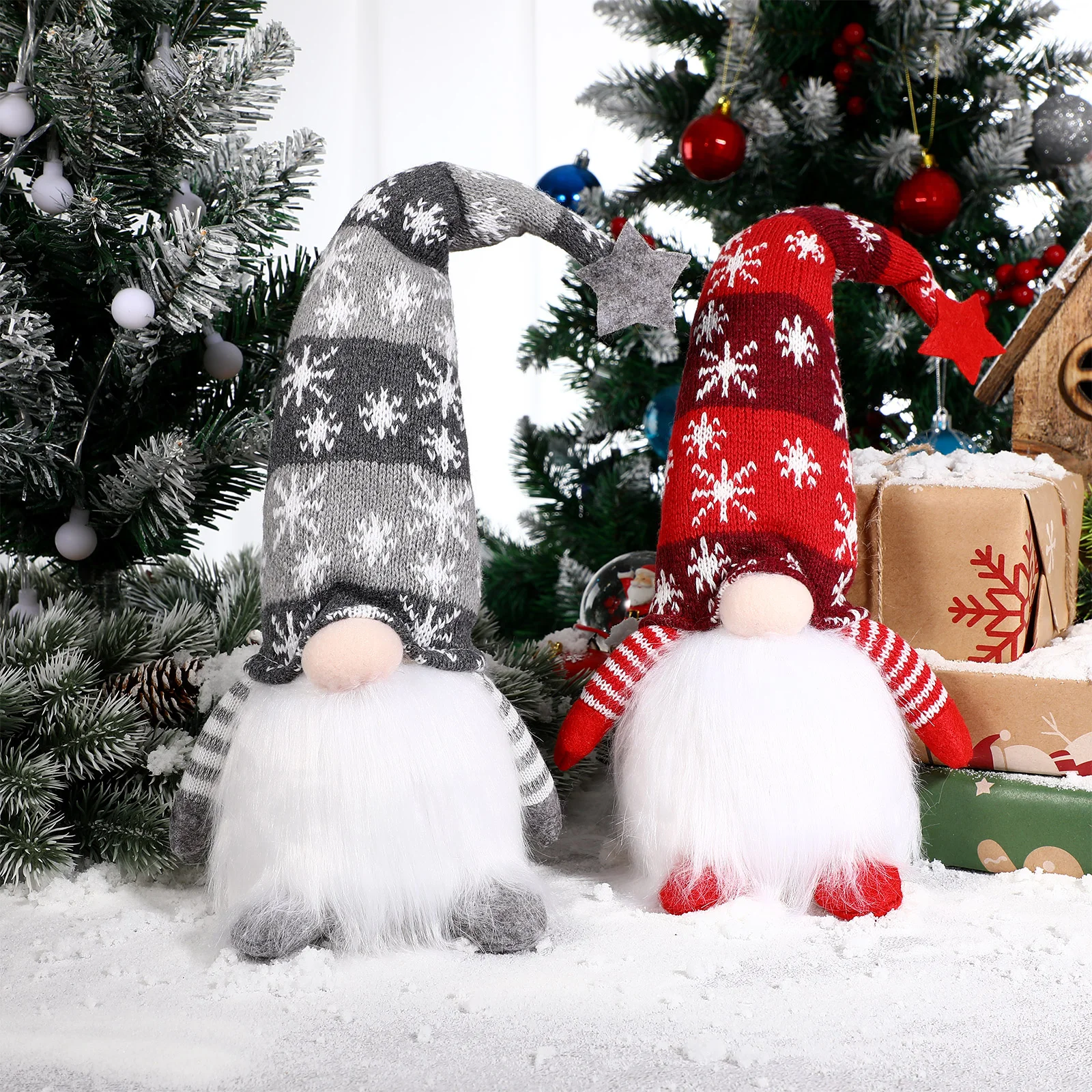 

Christmas LED Gnome Decorations 2024 Ornaments Liquidation with Light Dining Table 2023