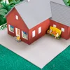 100pcs Scale Miniature Figures 1:100 1:150 1:200 Painted People Model ABS Toys Seated Sitting Passenger Decoration for Diorama 6