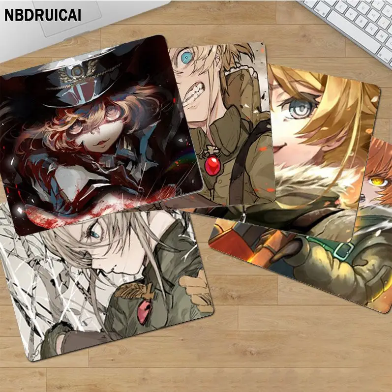 

Saga Of Tanya The Evil Non-slip Lockedge Table Mat Student Mousepad Computer Keyboard Pad Games Pad Desk Mat Deskpad Home Decor