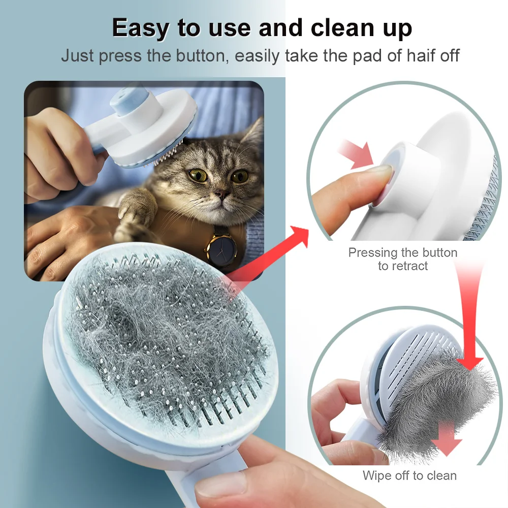 Title 2, Dog Hair Remover Brush Grooming Hair Comb Remov...