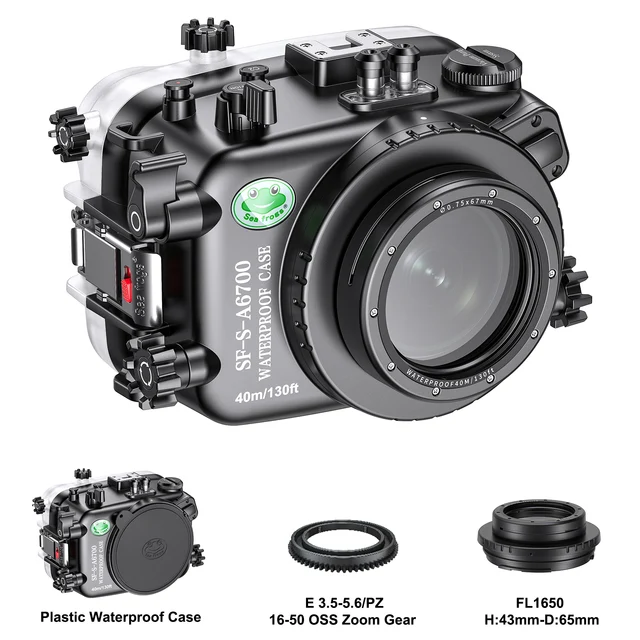 Waterproof Case A7r3 Amazon A6700 Cage Seafrogs Underwater Housing