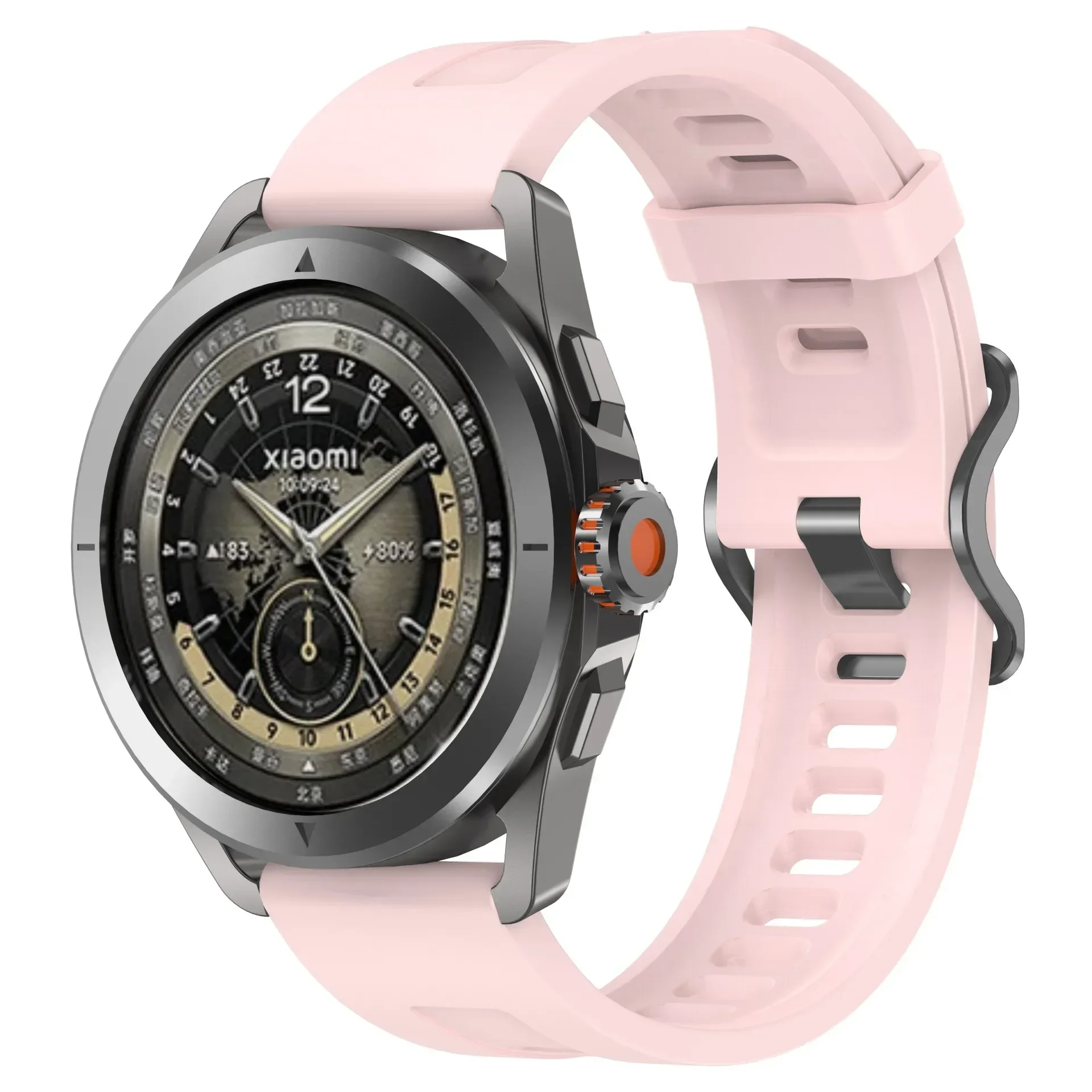 Silicone Smartwatch Strap, 22mm Durable & Comfortable Band