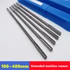 HSS H7 extended straight shank machine reamer 3-20mm, 100, 200, 300, 400mm total length, suitable for mechanical chuck reamers 1