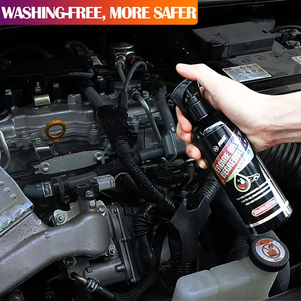 Aivc Engine Bay Degreaser Clean Outside Engine Compartment Car Spray Clean Sludge Stains Car Beauty Vehicle Supplies Renovate