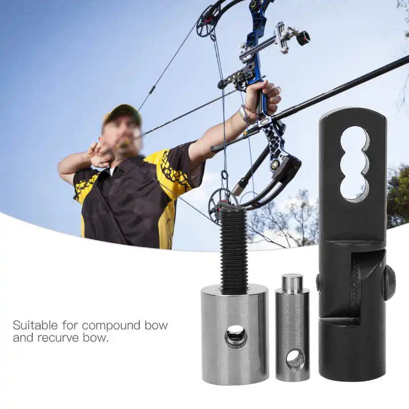 Support Stabilisateur V-Bar Pour Tir à L'arc – Aluminium, Déconnexion Rapide, Réglable