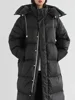 CHIC VEN Women's Down Coats Korean Loose Hooded Thick Warm Long Down Jacket Winter Coat for Women Female Parkas Outerwears 2024 6