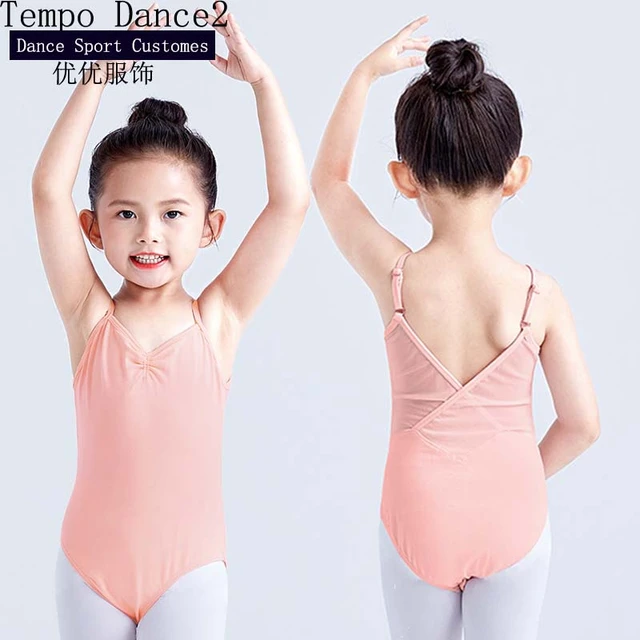 Kids Girls Adjustable Straps Ballet Leotard Dance Underwear Girls  Gymnastics Leotard Sport Jumpsuit