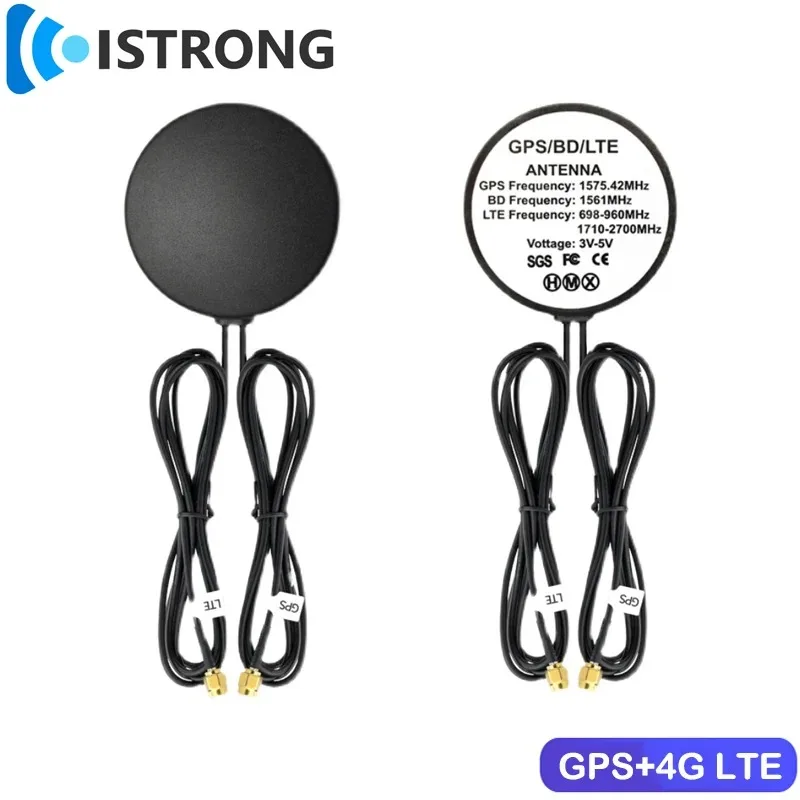 Car GPS/BD/4G/LTE Sucker Antenna Outdoor Positioning 4g antenna lte antenna signal booster Long Range Amplifier SMA Male for GPS Navigator Receiver