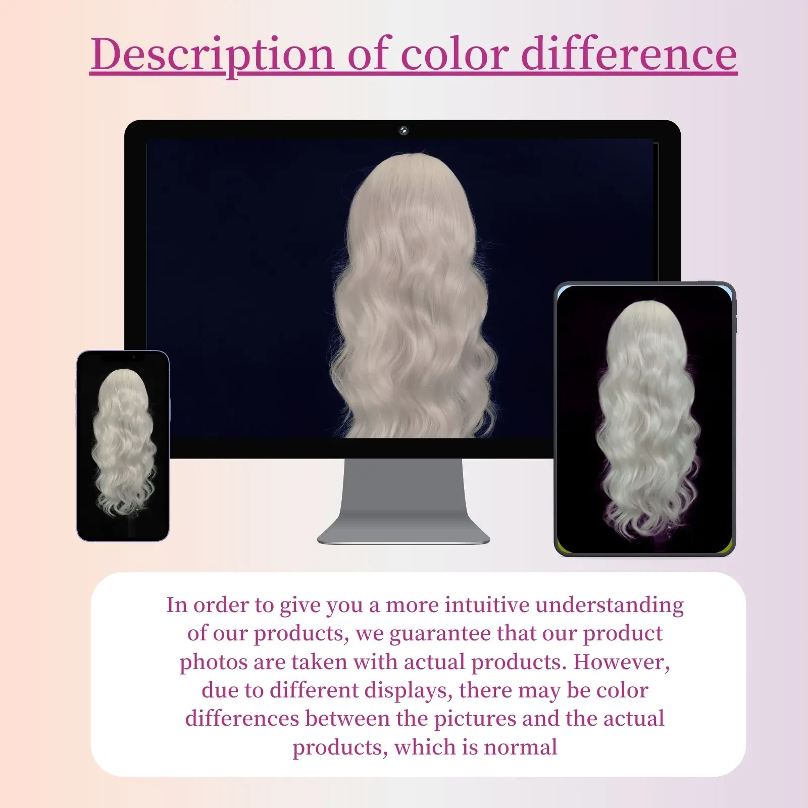 White Wavy Synthetic Lace Front Wigs 13×4 Free Part Body Wave Lace Front Wig Heat Resistant Synthetic Fiber Wigs(24Inch)