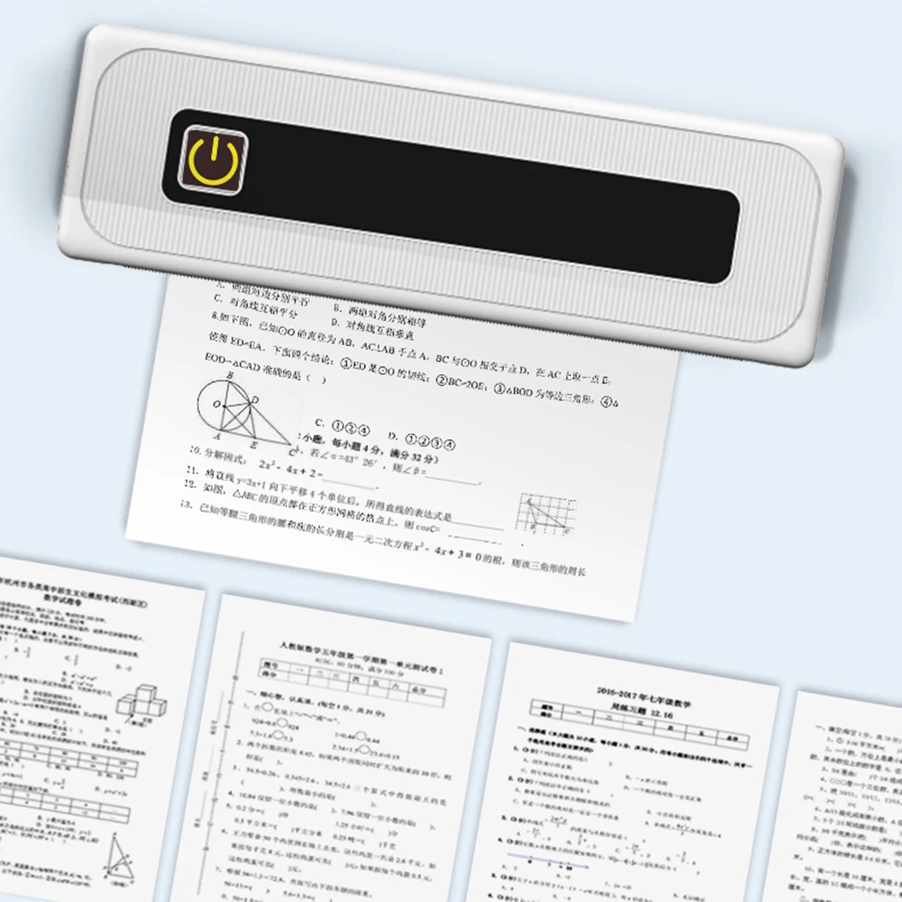무선 BT 200dpi 잉크리스 열 프린터, 롤 용지 포함, 휴대용 열 프린터 라벨 메이커, USB 충전식, 어린이 선물