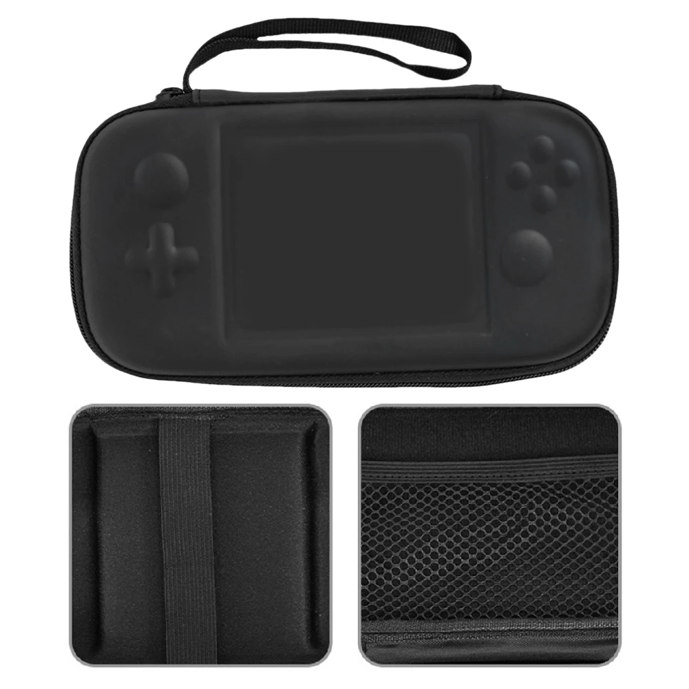 Carrying Bag for Anbernic RG406H Travel Carrying Case Game Console Case Hard Shell Anti-scratch Storage Bag and Glass Film Set