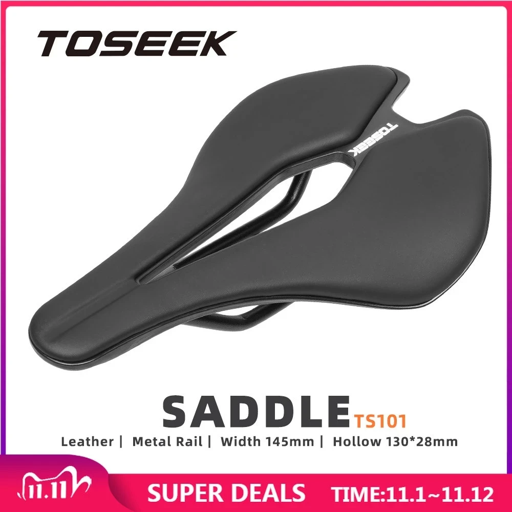 

TOSEEK Racing Bicycle Saddle Training Grade Man Road Tt Time Trial Triathlon Bike lightweight Cushion Seat Mtb Saddle 7*7 Rail