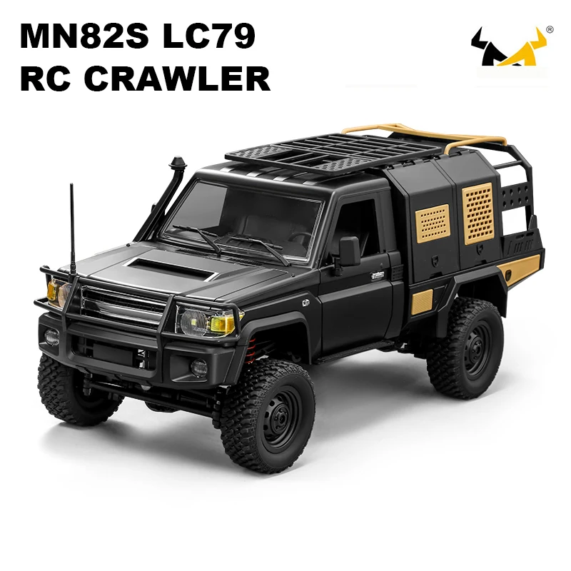 MN82/MN82s/MN82T Crawler RC 1/12 4WD - Jaune, Rouge, Noir, Argent