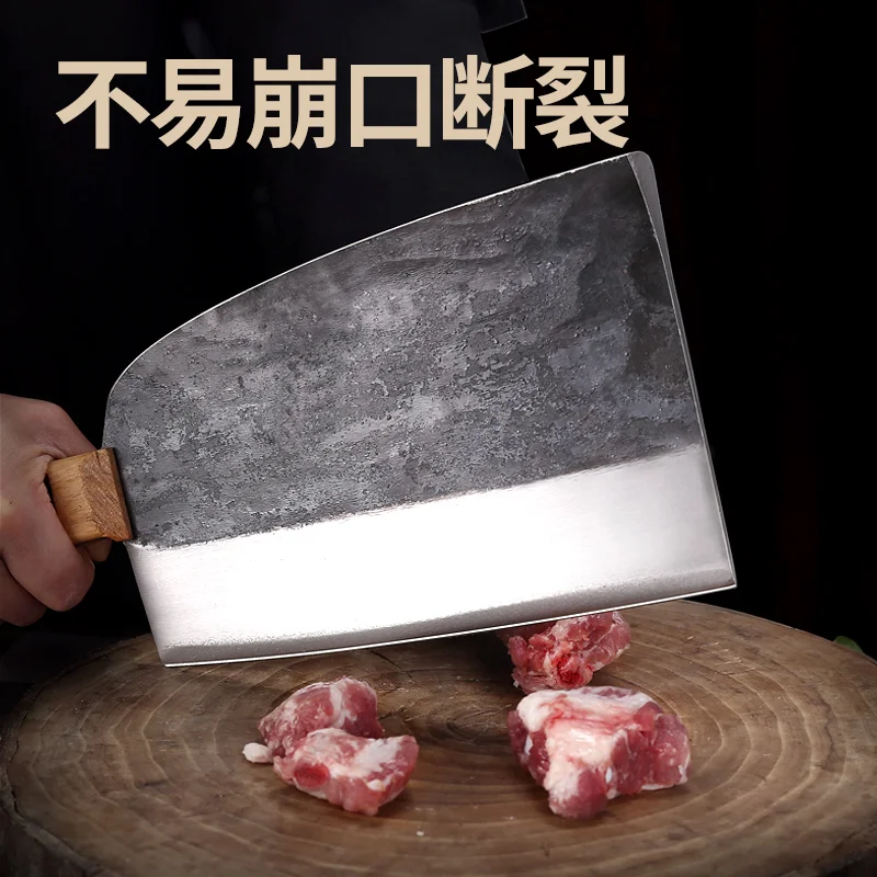 Butcher Spring Steel Bone Cutting Knife, Weighted and Thickened Special