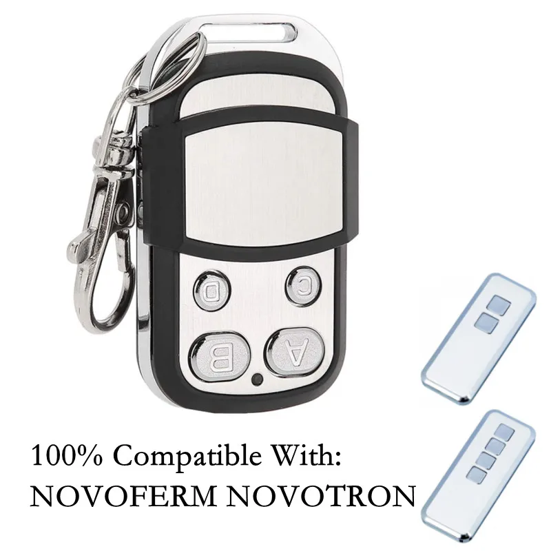 NOVOFERM NOVOTRON 502 512 522 524 Garage Door Remote Control NOVOFERM MHS43-2 NOVOTRON 302 304 MTR43-2 MCHS43-2 MNHS433 4