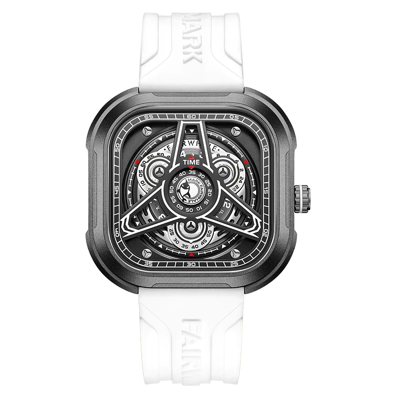 Mark-Fairwhale-Men-Chronograph-Watch-44mm-Sport-Square-Case-Multi-Dials ...