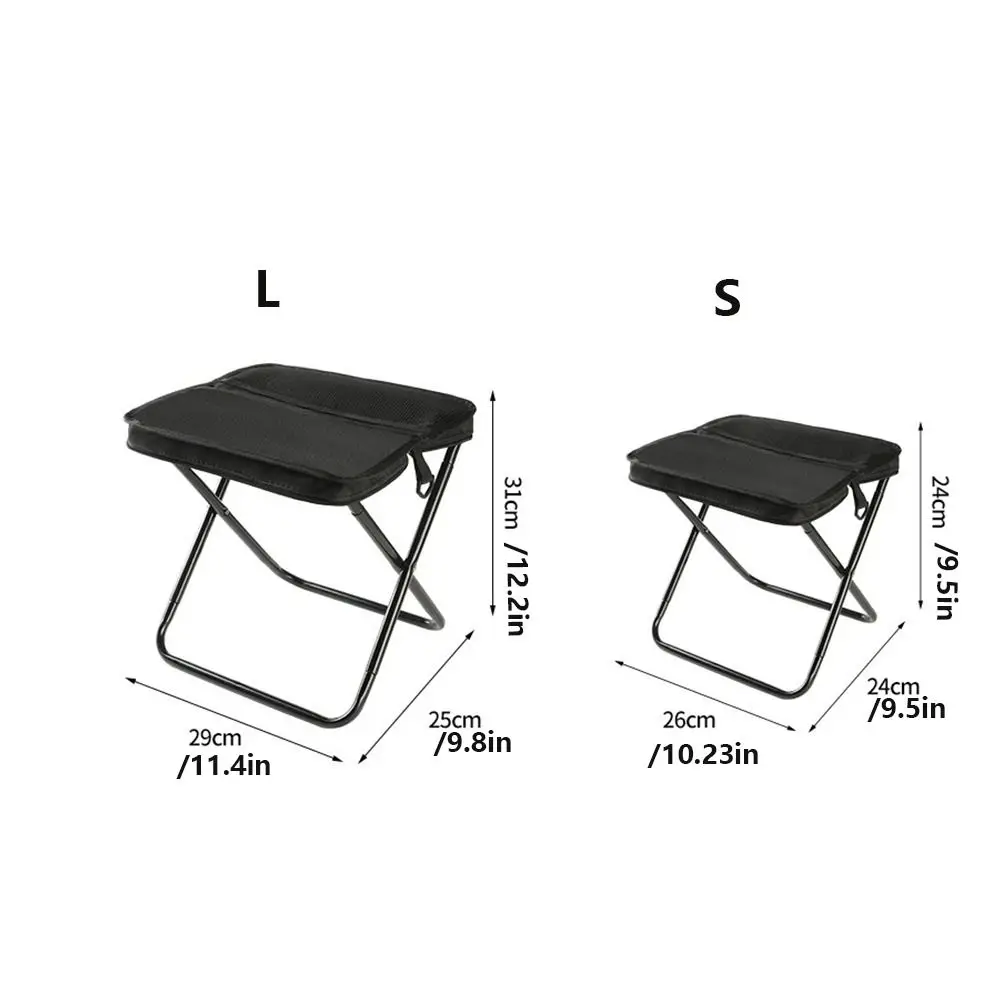 Wear-resistant Folding Backpack Stool Sturdy Strong Load-bearing Sports Folding Chair Crossbody Handbag style Pencil Case Stool