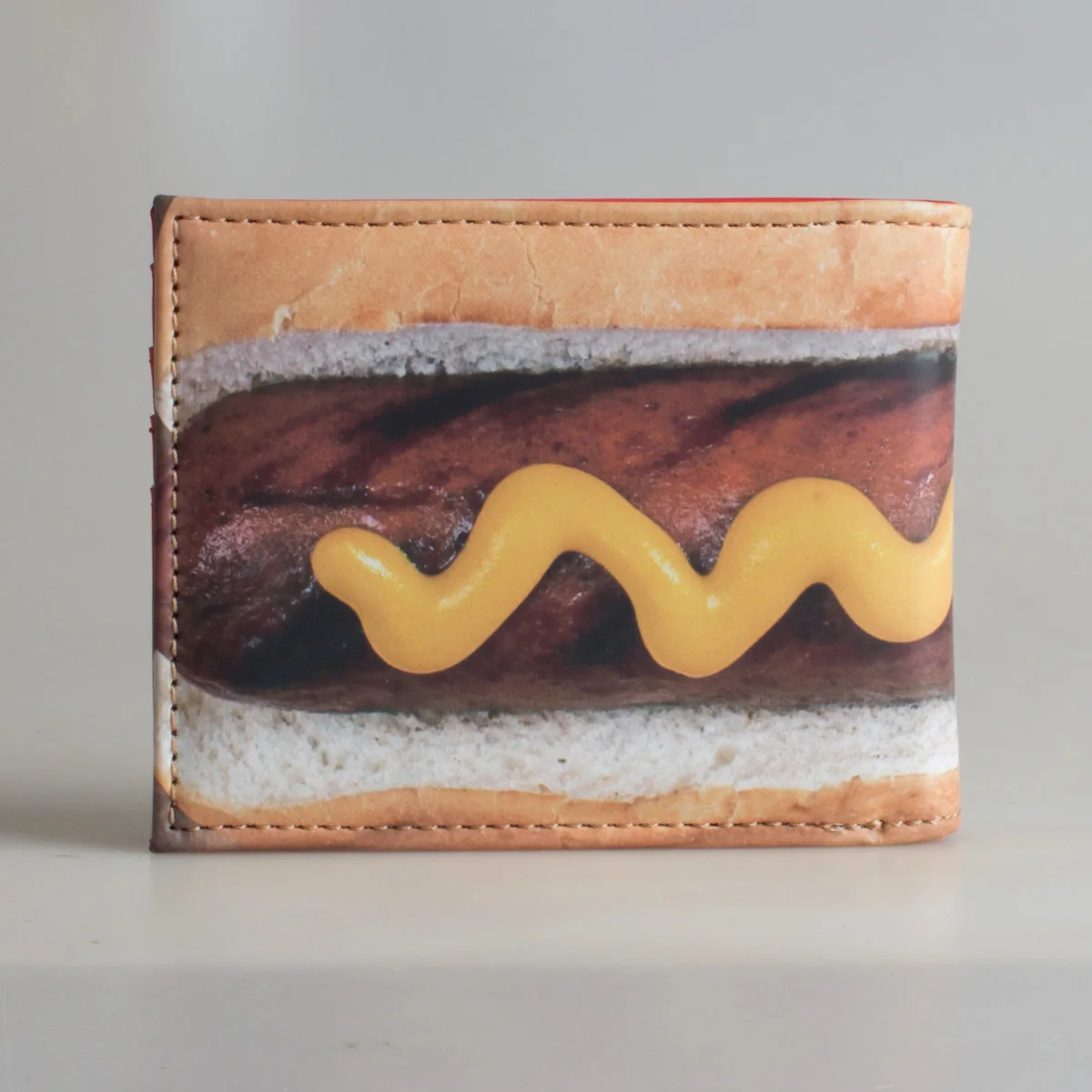 Stylish High-Quality Bread Shaped Bi-Fold Wallet Personalized Card Holder ID Card Case