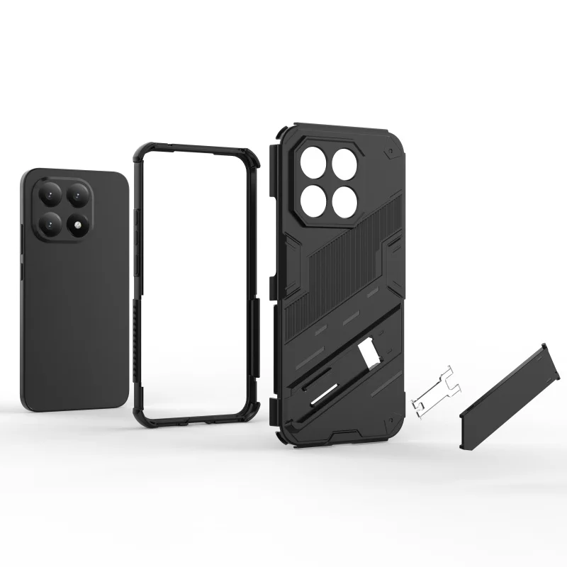 Durable Shockproof Kickstand Holder Case with PC Bumper