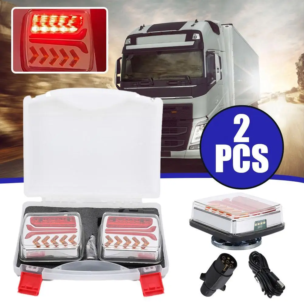 3 Functional LED Tail Light 12V 24V E9 for Truck Car Trailer Trailer Caravan