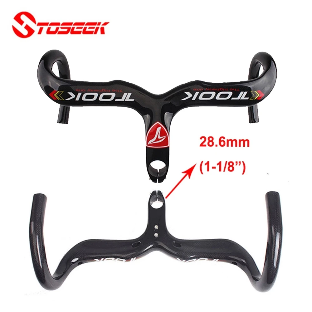 Manubrio manubrio integrato con attacco manubrio integrato da corsa per  bici da corsa per Mountain Bike da strada in carbonio 3K lucido con attacco  manubrio|drop handlebar|handlebar droptook handlebar - AliExpress